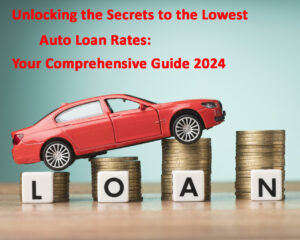 lowest auto loan rates